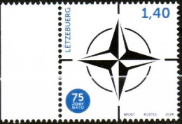 Luxembourg, Luxemburg  2024, MÄRZAUSGABE, 75 JOER NATO, POSTFRISCH, NEUF - Unused Stamps