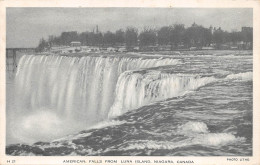 Canada Niagara American Falls From Luna Island Gl1938 #164.192 - Non Classificati