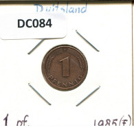 1 PFENNIG 1985 F BRD ALEMANIA Moneda GERMANY #DC084.E.A - 1 Pfennig