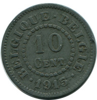 10 CENTIMES 1915 DUTCH Text BELGIQUE BELGIUM Pièce #BA412.F.A - 10 Cents