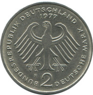 2 DM 1977 F T.HEUSS WEST & UNIFIED GERMANY Coin #AG242.3.U.A - 2 Marchi