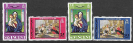 ST. VINCENT - 1970 - NATALE - SERIE 4 VALORI - MNH** (YVERT 290\3 - MICHEL 287\90) - St.Vincent (1979-...)
