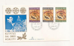 P7 Envelope FDC- VATICAN - Nativitas D.N.I. Christi - First Day Of Issue ,uncirculated 1967 - FDC