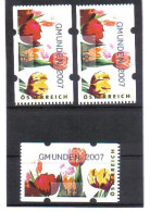 UPU388 ÖSTERREICH 2007 AUTOMATENMARKEN GMUNDEN ANK 164/66 ** Postfrisch - Automaatzegels [ATM]