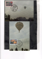 TEM199943 -  BRUXELLES  11.6.1983     /   FDC  CAT. UNIFICATO  2094/2095 " BICENTENARIO 1° VOLO UMANO IN MONGOLFIERA " - Luchtballons