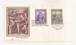 P7 Envelope FDC- VATICAN - Michael Angelus Bonarotus - First Day Of Issue ,uncirculated 1964 - FDC