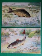 Premier Avril , Poisson 2 Cartes - 1 April (aprilvis)