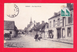 F-41-Droue-04Ph90  La Rue Saint Nicolas, Boulangerie, Cpa  - Droue