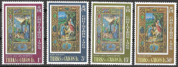 TURKS & CAICOS - 1969 - NATALE - SERIE 4 VALORI - MNH** (YVERT 290\3 - MICHEL 238\41) - Turks & Caicos