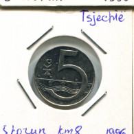 5 KORUN 1996 CZECH REPUBLIC Coin #AP768.2.U.A - Tchéquie