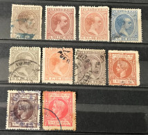 Lot De 10 Timbres Oblitérés Porto Rico - Porto Rico