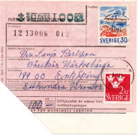 76615 - Schweden - 1971 - 2Kr Wappen MiF A Postanw UPPSALA -> ENKOEPING - Lettres & Documents