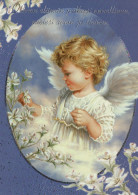 ANGELO Buon Anno Natale Vintage Cartolina CPSM #PAJ168.A - Engel