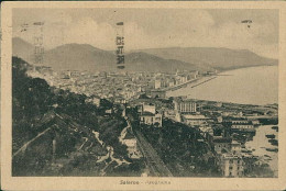 SALERNO - PANORAMA / FERROVIA - EDIZ. ASSOCIAZIONE FASCISTA / FOTO M. TROISI - SPEDITA - 1930s (20440) - Salerno