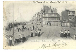 France – MALO – LES – BAINS « La Digue Et Les Villas » (1901) - Malo Les Bains