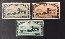 1935 - Belgium - Stage Coach, Postal Service - International Stamp Exhibition Of Belgium And Belgian Congo - Unused - Nuevos