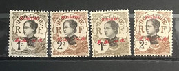 Lot De 4 Timbres Neufs* Indochine 1908 ( 2 Mong-Tzeu+ 2 Hoï-Hao ) - Ongebruikt