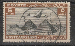EGYPTE YT Poste Aerienne 9 Oblitéré - 1915-1921 Protectorat Britannique