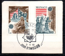 1982 - Monaco 1322/23 Europa ---- - Gebraucht