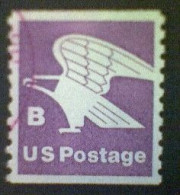 United States, Scott #1820, Used(o), 1981, Rate Change "B" Eagle , (18¢), Violet - Gebraucht