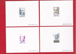 France 1978, Cat. Yvert N° 1986/90 : Personnages Célèbres. - Luxury Proofs