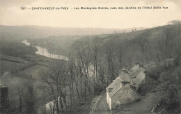 Châteauneuf Du Faou * Les Montagnes Noires , Vues Des Jardins De L'hôtel Belle Vue - Châteauneuf-du-Faou