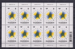 SLOVENIA 2024,20th Anniversary Of Slovenia's Membership Of The European Union,SLOVENIA IN EU,SHEET,MNH - Eslovenia