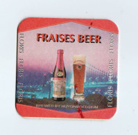 FRAISES BEER  Sottobicchiere 9 X 9 Cm Sotto Boccale - Sotto-boccale