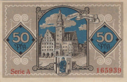 50 PFENNIG 1921 Stadt ALLENSTEIN East PRUSSLAND DEUTSCHLAND Notgeld #PF659 - [11] Emisiones Locales