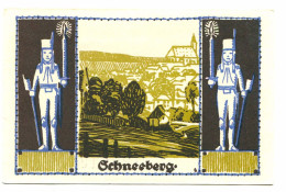 50 Pfennig 1921 SCHNEEBERG DEUTSCHLAND UNC Notgeld Papiergeld Banknote #P10586 - [11] Emisiones Locales