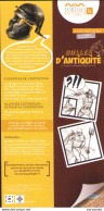 Marque Page BD Exposition BULLES D'ANTIQUITES Par VERBRUGGHE - Marque-pages