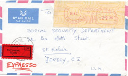 76619 - Portugal / Madeira - 1977 - 29$5o Postfreistpl A EilLpBf ... FUNCHAL -> Jersey (Grossbritannien) - Madeira