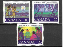 CANADA - 1977 - NATALE - SERIE 3 VALORI - MNH** (YVERT 643\5 - MICHEL 669\71) - Unused Stamps