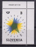 SLOVENIA 2024,20th Anniversary Of Slovenia's Membership Of The European Union,EU,MNH - Slovenia