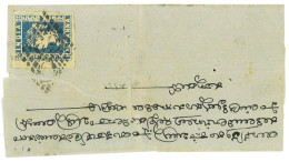 P2880 - BRITISH INDIA. SG. NR. 2 ON FOLDED LETTER, LOCAL USE, STAMP HAS 4 HUGE MARGINS, - Otros & Sin Clasificación