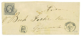 P2881 - LUXEMBURG, MICHEL NR. 1 ON FOLDED LETTER, FROM LUXEMBURG 17/4/1859 TO GREVENMACHER (RARE) - Autres & Non Classés