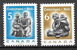 CANADA - 1968 - NATALE - SERIE 2 VALORI - MNH** (YVERT 409\10 - MICHEL 431\2) - Neufs