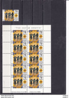 1996 TIEN VOOR UW VAKANTIE.M/S 10V..ZONNEBLOEM.MEISJES.TOURNESOL.SUNFLOWER.MNH ** - Unused Stamps