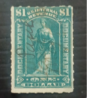 UNITED STATE 1895 NEWSPAPER STATUE OF FREEDOM 1 $ DOLLAR WMK 191 STAMPS SC N PR - Usati