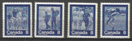 CANADA - 1974 - GIOCHI OLIMPICI - SERIE 4 VALORI - MNH** (YVERT 526\9 - MICHEL 551\4) - Unused Stamps