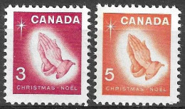 CANADA - 1966 - NATALE - SERIE 2 VALORI - MNH** (YVERT 375\6 - MICHEL 395\6) - Nuevos