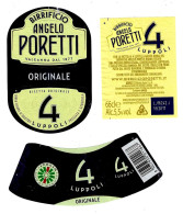 ITALIA ITALY - 2017 Etichetta Birra Beer Bière ANGELO PORETTI 4 Luppoli - Birra
