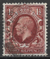 1934 GREAT BRITAIN Used Stamp Wmk. Sideways (Scott # 212b) CV $4.50 - Oblitérés