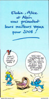 SCHTROUMPFS : Carte Voeux 2008 - Cartes Postales