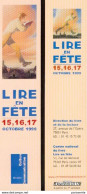 SCHUITEN : Marque Page LIRE EN FETE 1999 - Marque-pages