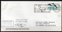 TAAF - Lettre Martin De Vivies - Saint-Paul Et Amsterdam - 24/09/1977 - Lettres & Documents