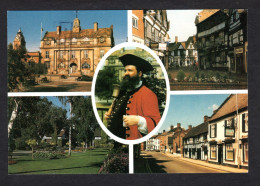 Angleterre - Multi Vues - Municipal Buildings Crewe, Queens Park, High Street Nantwich, Welsh Row Nantwich, Tom Clarkson - Autres & Non Classés