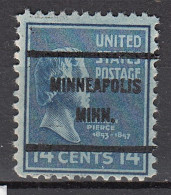 USA BUREAU Precancel/Vorausentwertung/Preo From MINNESOTA - Minneapolis - Type 819-61 - Préoblitérés