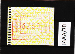 14AA/70  ÖSTERREICH 1983 AUTOMATENMARKEN 1. AUSGABE  37,50 SCHILLING   ** Postfrisch - Automatenmarken [ATM]