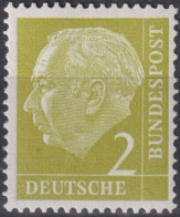 1954 BRD ** Mi:DE 177xWv, Sn:DE 702, Yt:DE 62A, Sg:DE 1103, AFA:DE 1140, Un:DE 62A, Professor Dr. Heuss - Unused Stamps